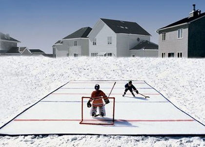Terrain privé de Hockey sur glace
