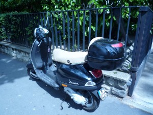 Notre scooter Vespa