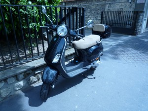 Notre scooter Vespa