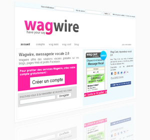 WagWire.com - Messagerie vocale 2.0