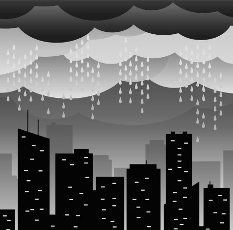 city-rain