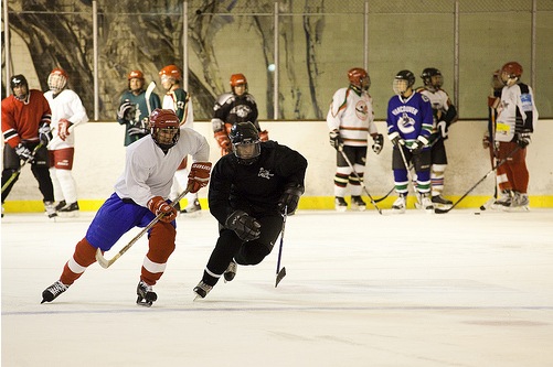 Album photo Flickr de D@dou - Entrainement de Hockey sur glace