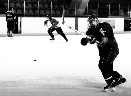 Album flickr Adrien - Photos d'un entrainement de Hockey sur Glace